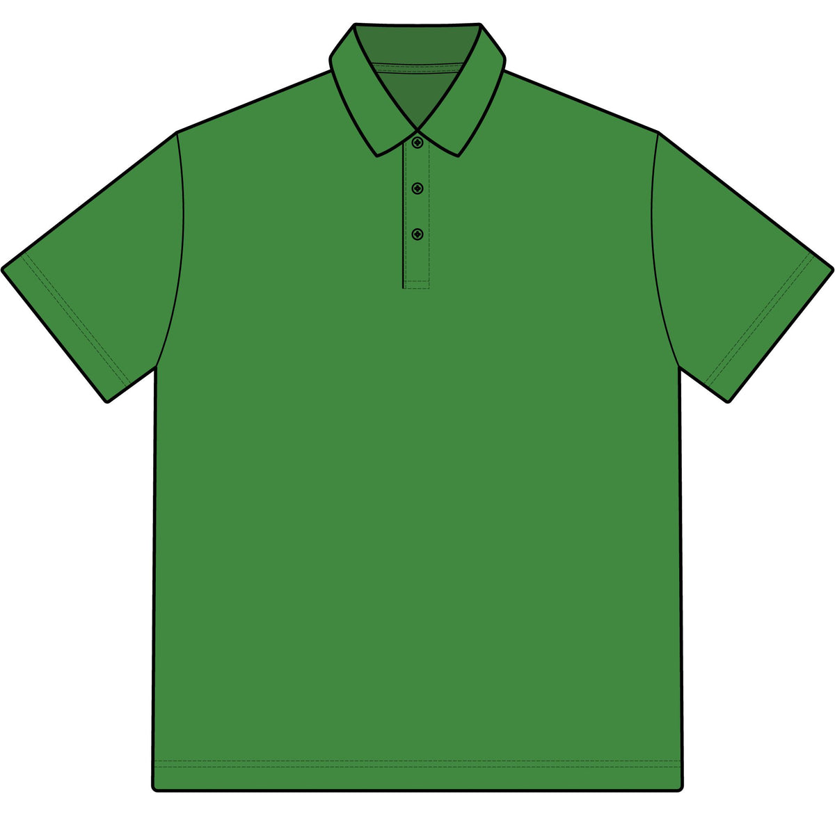 FaithedPromise Crest Tech Pique Polo — Performance Golf Polo with Embroidered Chest Logo