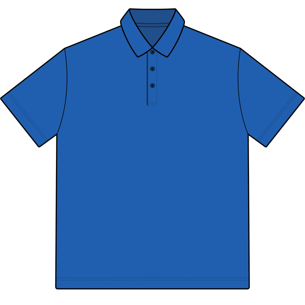 FaithedPromise Crest Tech Pique Polo — Performance Golf Polo with Embroidered Chest Logo