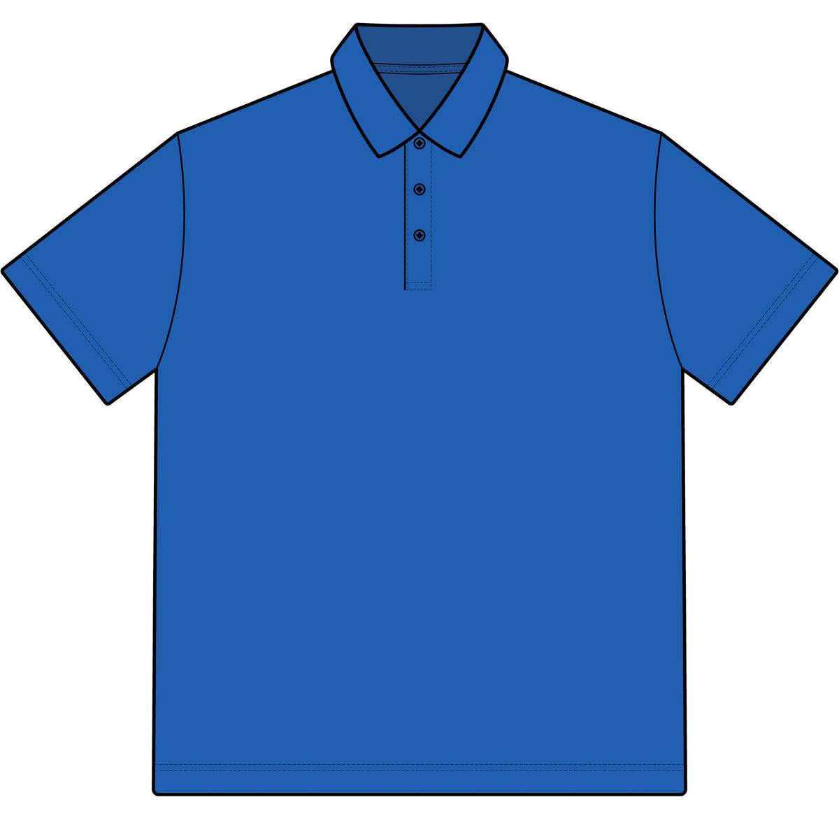 FaithedPromise Crest Tech Pique Polo — Performance Golf Polo with Embroidered Chest Logo