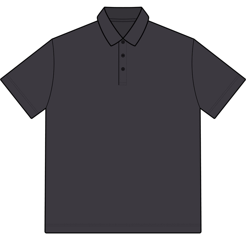 FaithedPromise Crest Tech Pique Polo — Performance Golf Polo with Embroidered Chest Logo