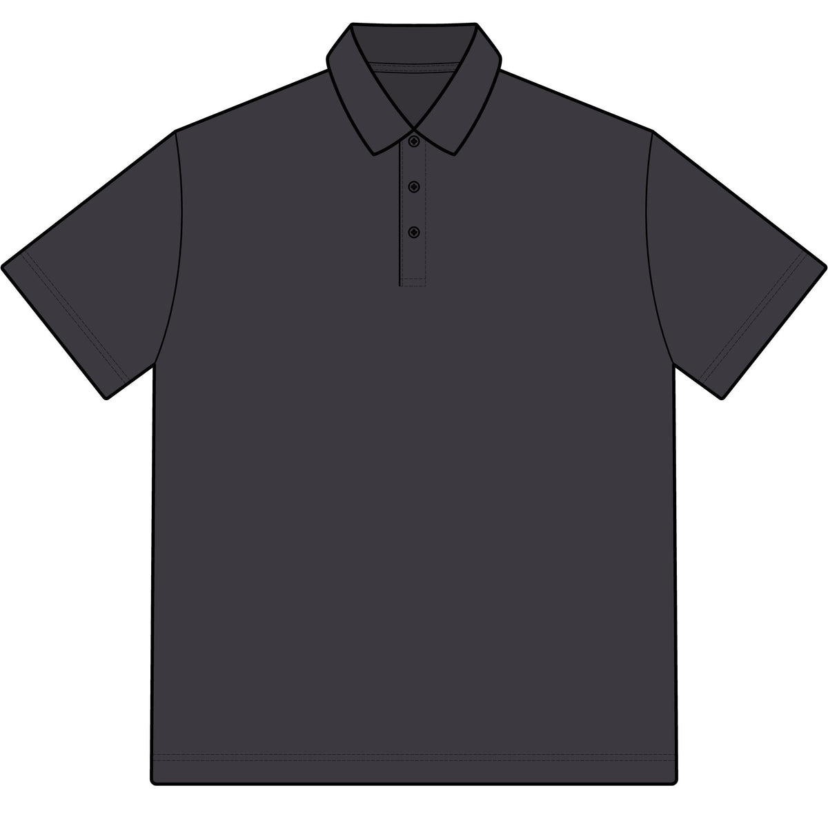FaithedPromise Crest Tech Pique Polo — Performance Golf Polo with Embroidered Chest Logo