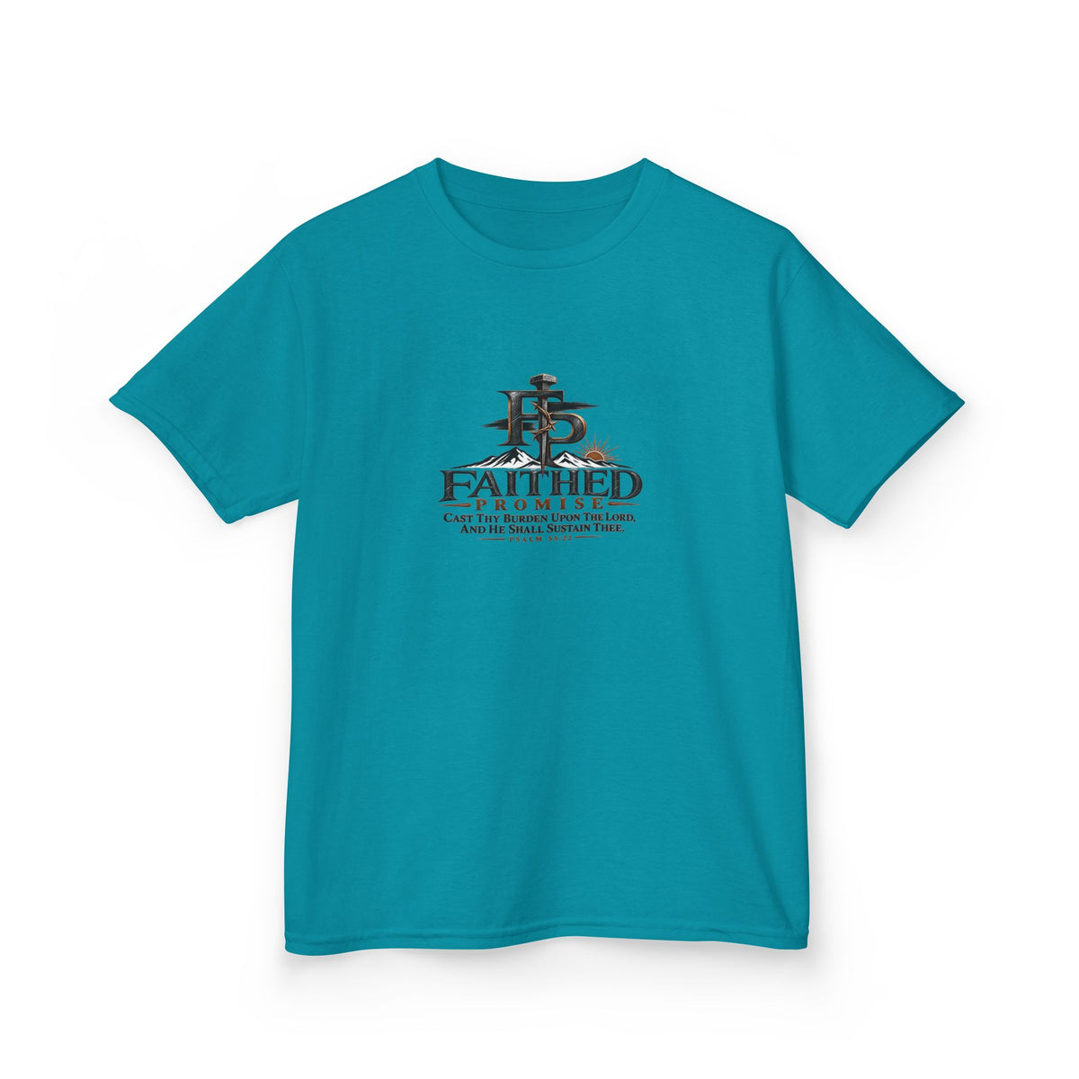 FaithedPromise Kids Classic Promise Tee — Psalm 55:22