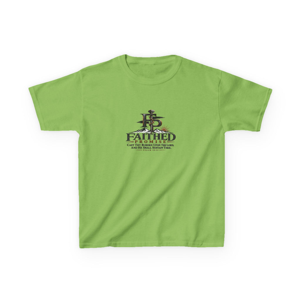 FaithedPromise Kids Classic Promise Tee — Psalm 55:22