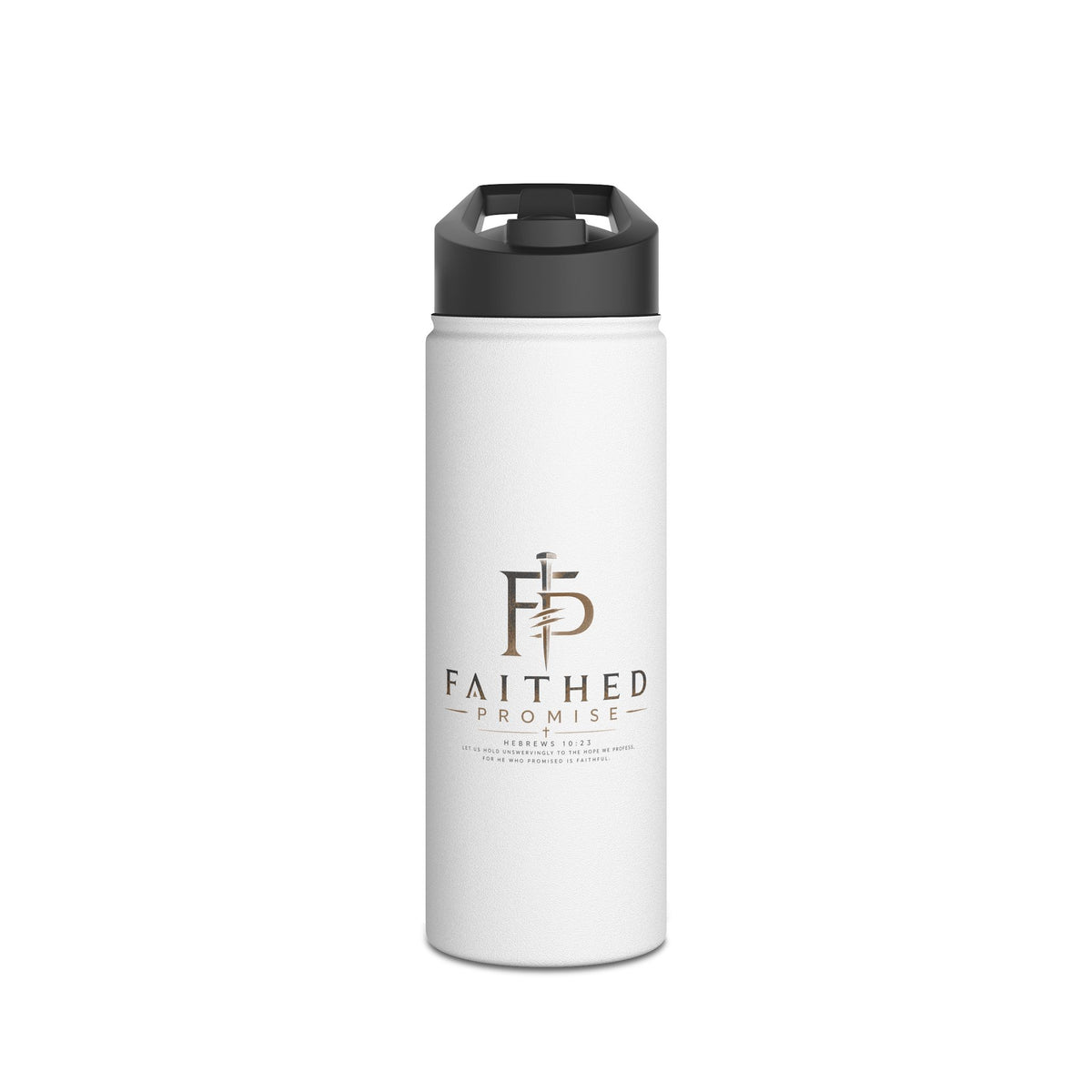 FaithedPromise Insulated Water Bottle — Hebrews 10:23