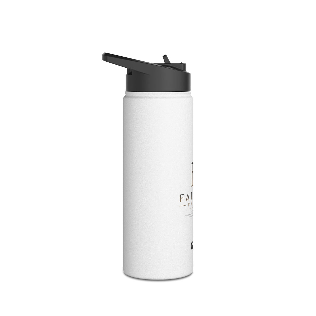 FaithedPromise Personalized Insulated Water Bottle — Hebrews 10:23