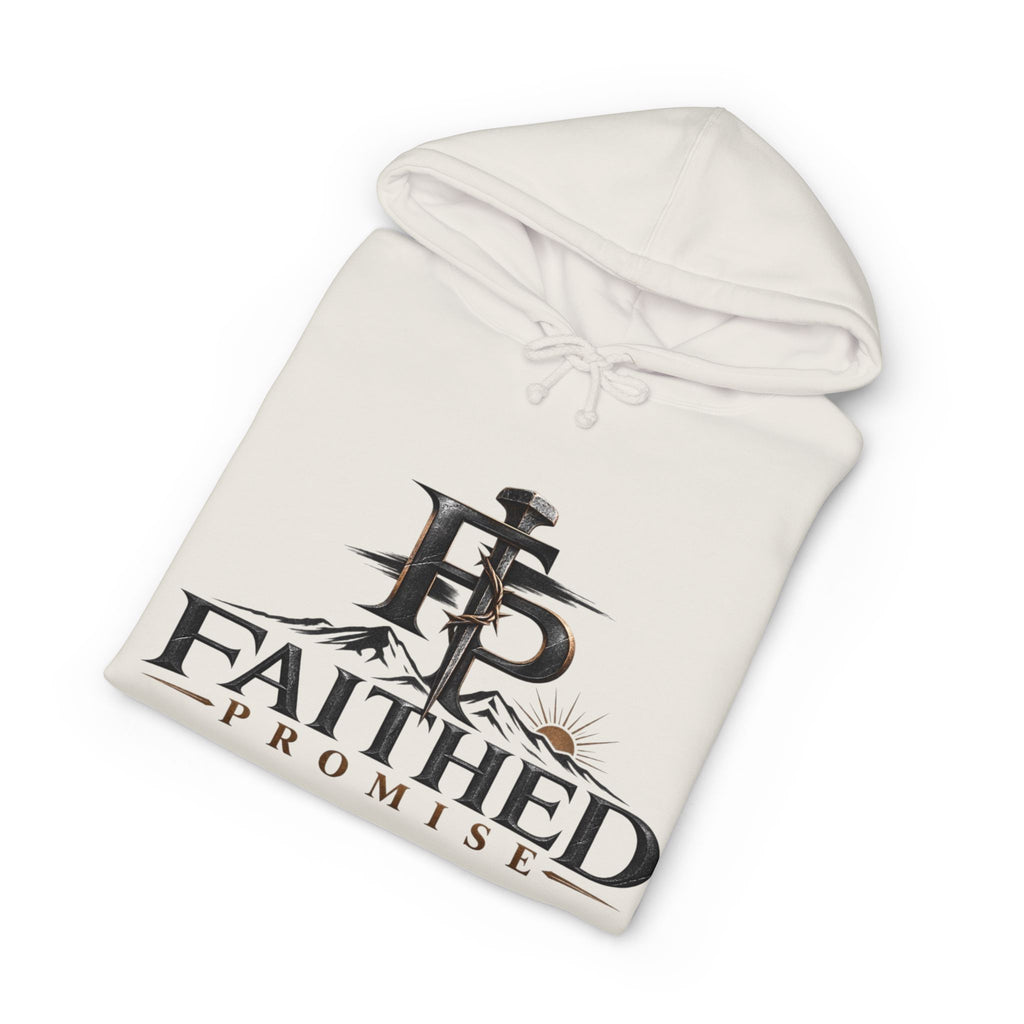 FaithedPromise Premium Heavyweight Hoodie — Cross Logo