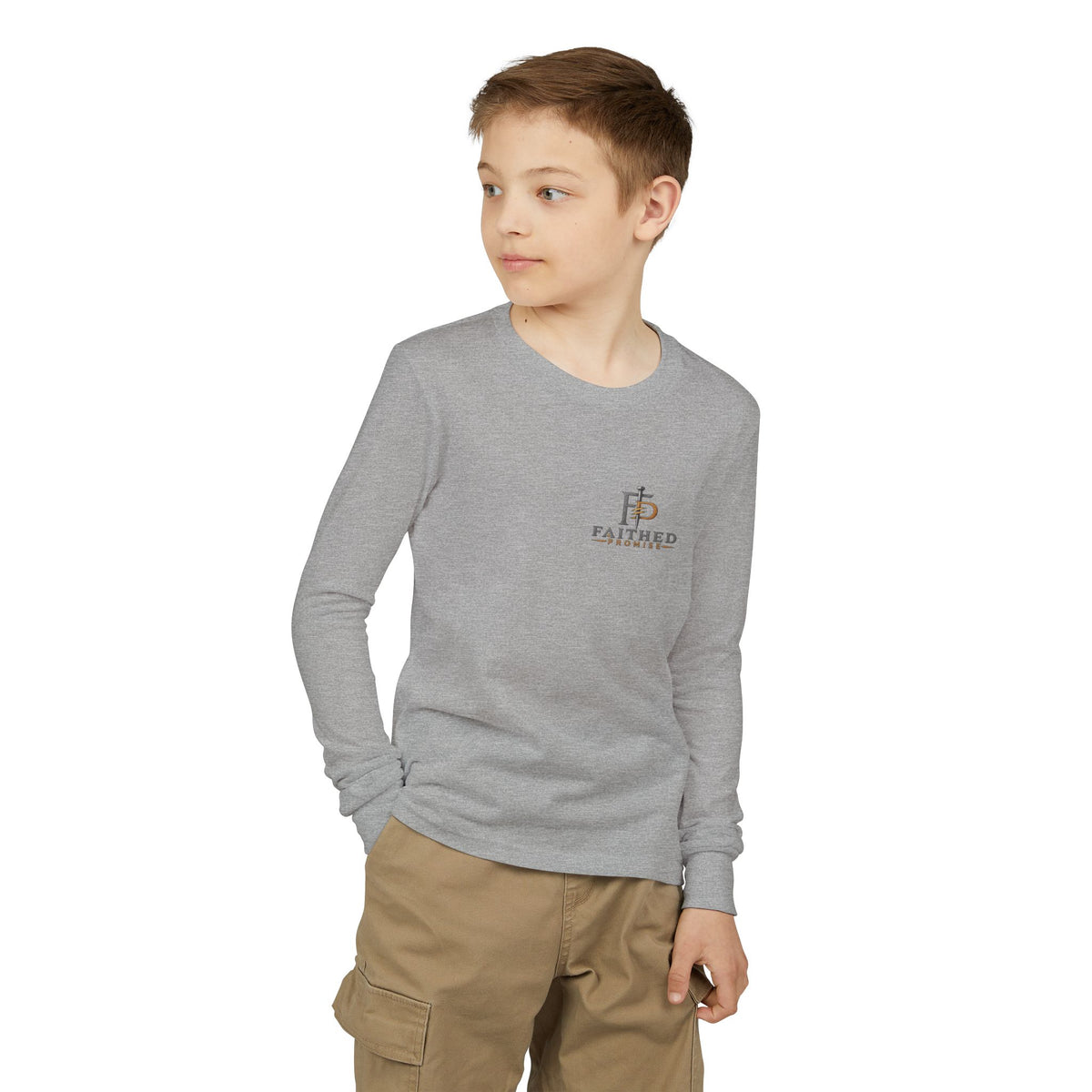 FaithedPromise Kids Premium Long Sleeve — Promise Color Logo