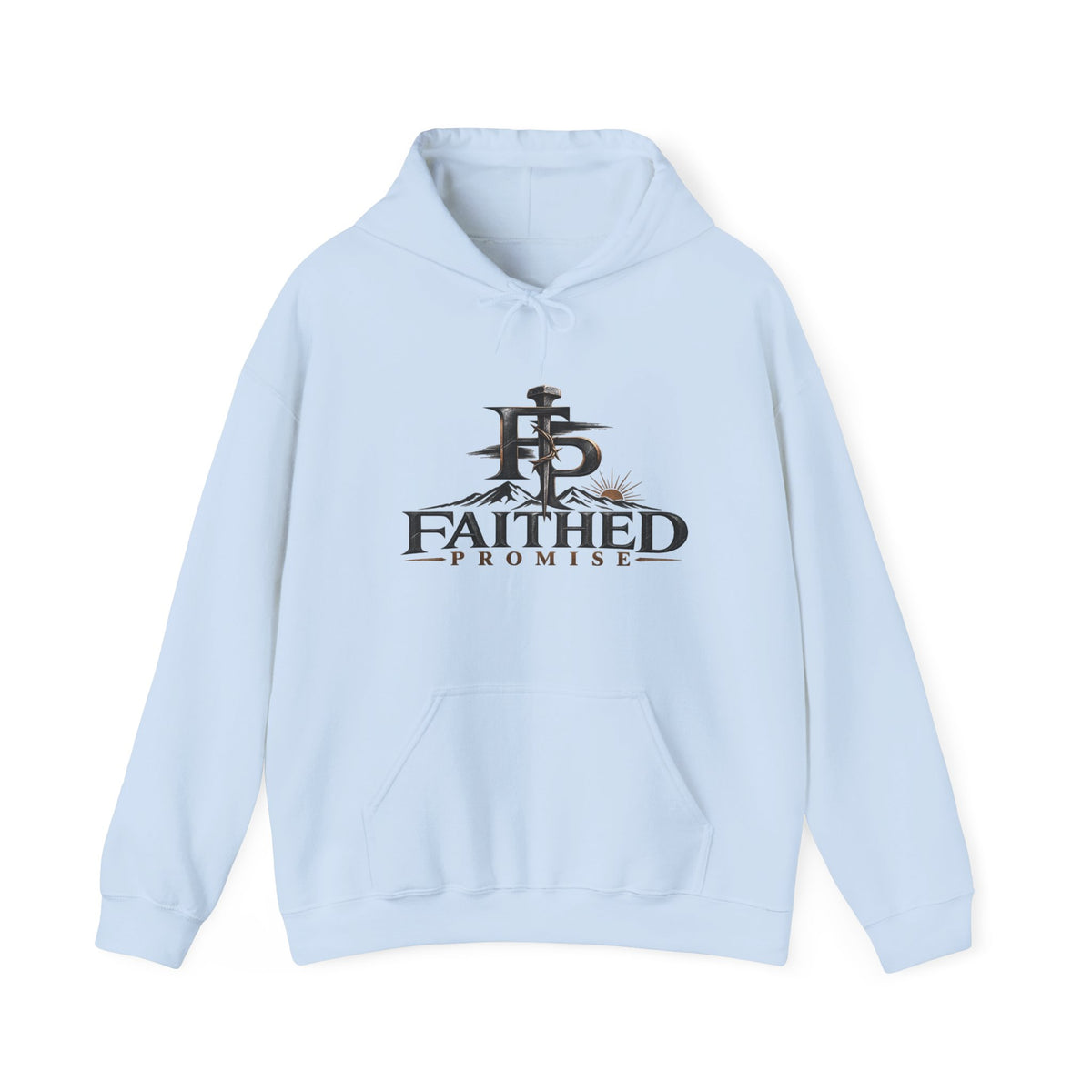 FaithedPromise Classic Christian Hoodie — Cross Logo Pullover