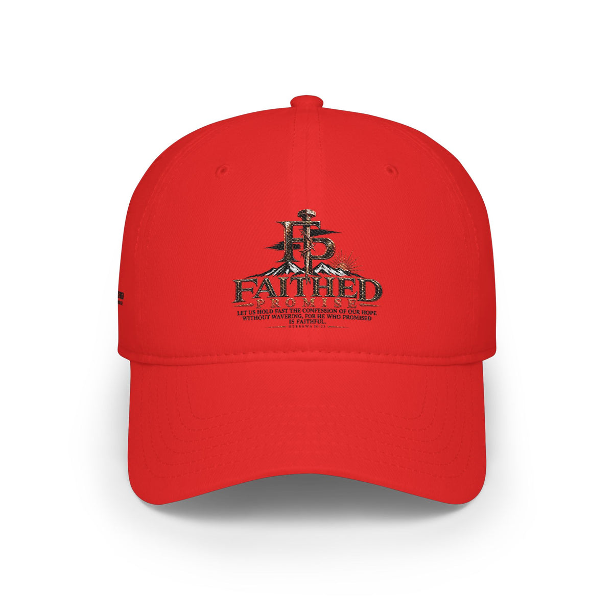 Faithed Logo Baseball Cap — Low Profile Christian Hat