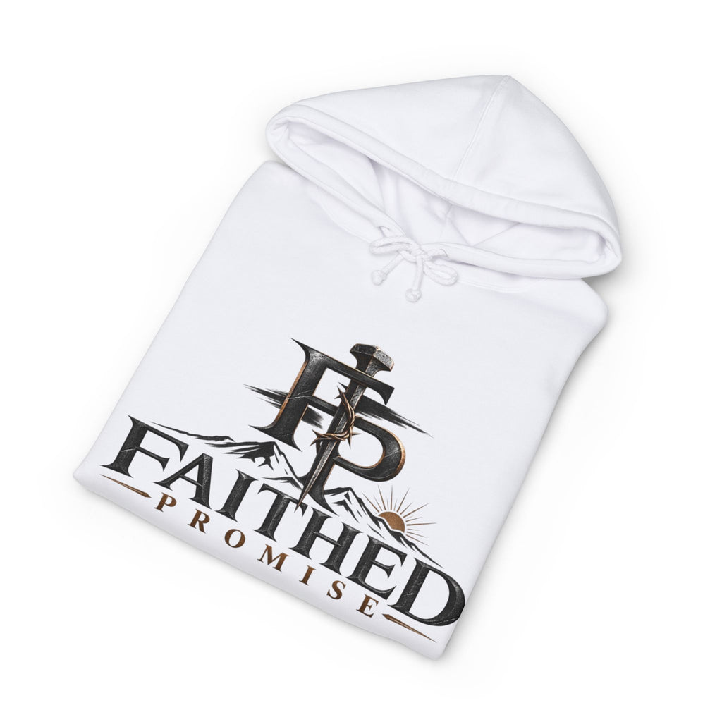 FaithedPromise Premium Heavyweight Hoodie — Cross Logo