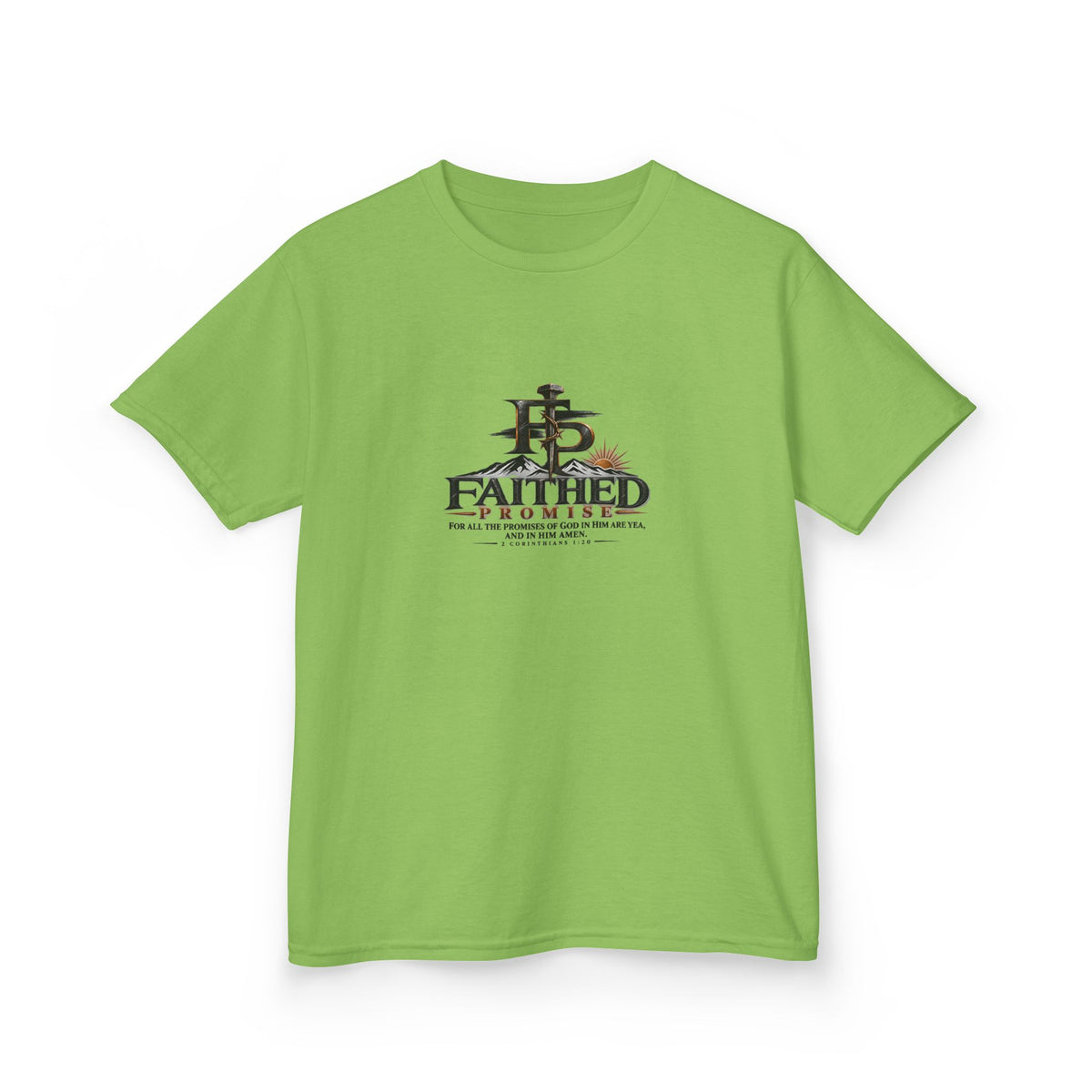 FaithedPromise Kids Classic Promise Tee — 2 Corinthians 1:20